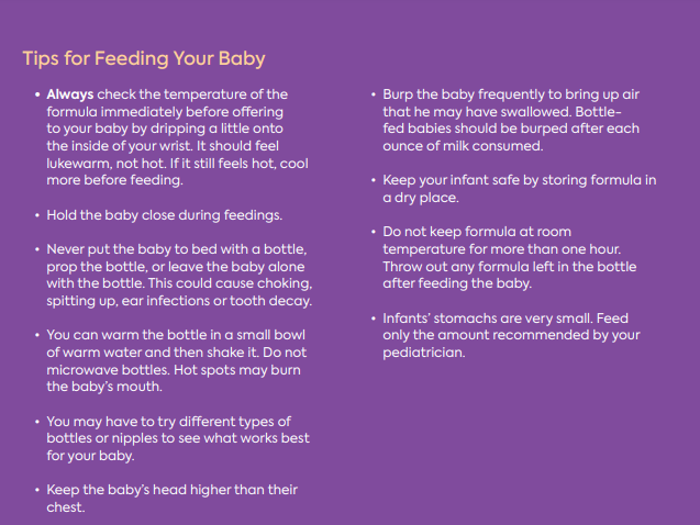 Tips for Feeding Your Baby