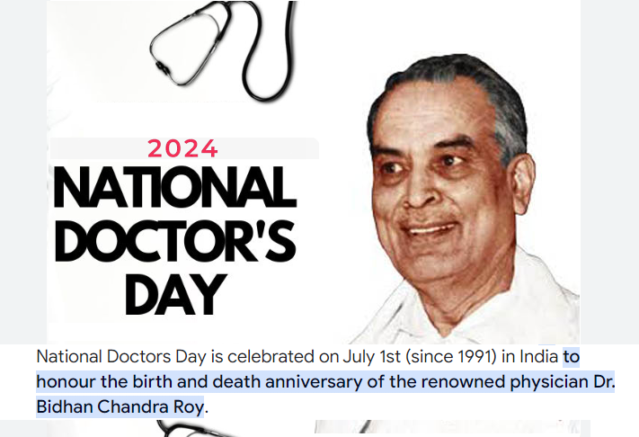 Celebrating National Doctors Day 1st July: Significance, History