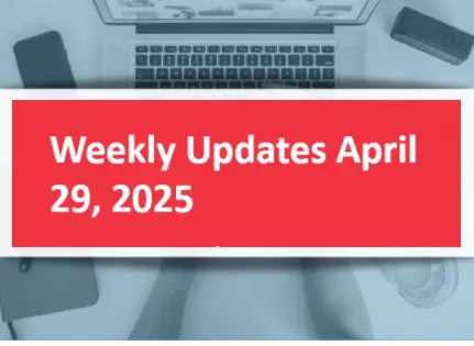 Weekly Health Updates 29th April 2025 
