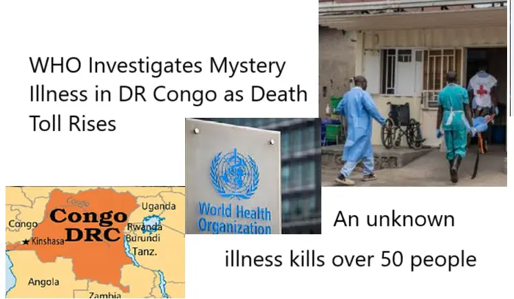 WHO Probes Deadly Mystery Illness in DR Congo as Death Toll Hits 60