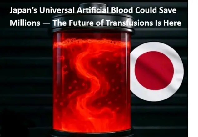 Japan Universal Artificial Blood Could Save Millions