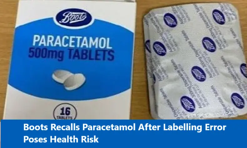 Boots Issues Urgent Recall of Paracetamol Due to Labelling Mix Up